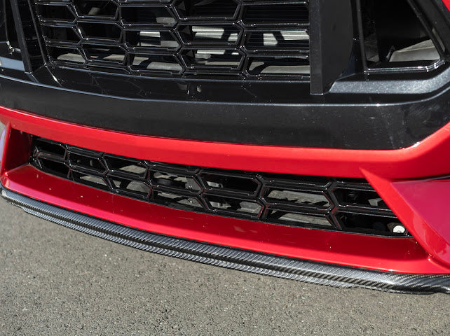 2024+ FORD MUSTANG S650 | CARBON FIBER FRONT GRILLE INSERT REPLACEMENT UPPER & LOWER